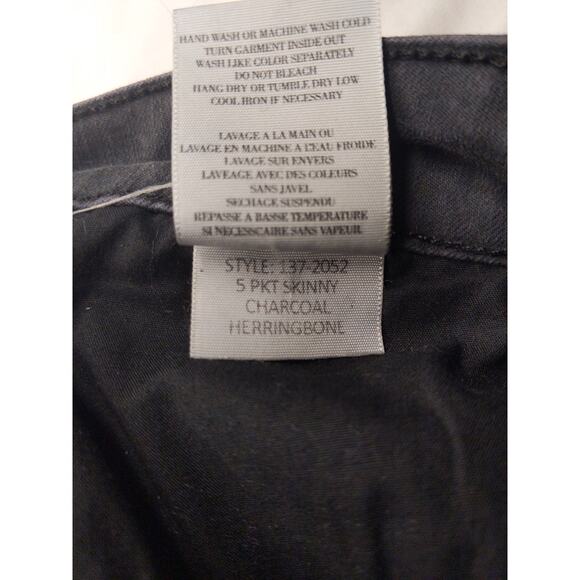 Vince 5 Pocket Skinny Jeans Charcoal Gray USA Made Tencel Cotton Size 26/27 - Picture 6 of 9
